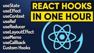 React Hooks in ONE Video 2022  EASIEST Explanation   React JS Tutorial