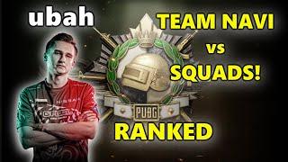 NaVi ubah - TEAM NAVI vs SQUADS - PUBG RANKED