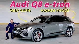 new Audi Q8 e-tron vs SQ8 Sportback etron REVEAL - striking back against BMW iX and EQE SUV