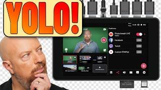 YoloBox Pro COMPLETE Tour - All-in-one Live Streaming + Switching with Green Screen PiP Graphics