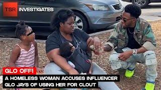 A Homeless Woman Accuses Influencer Glo Jays Of Using Her For Clout  TSR Investigates