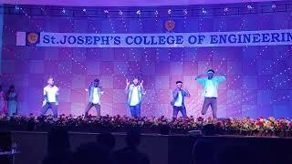 Boys Dance  College Day  St.Josephs College of Engineering  2024