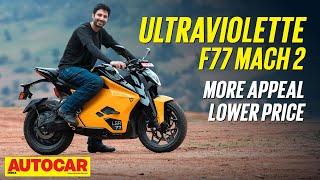 Ultraviolette F77 Mach 2 review - Better features better value  First Ride  Autocar India