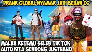 PRANK GLOBAL NYAMAR JADI BEBAN CS-KETEMU SELEB TIK TOK SONGONG-AUTO KASIH PAHAM SAMPE COMBACK‼️