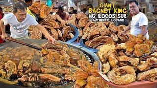Ang BAGNET KING ng ILOCOS Sur  Hari ng GIANT BAGNET sa NARVACAN Farmers Market 100Kgs SOLD Daily