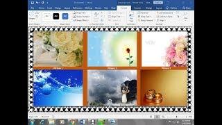 How TO Insert image on Table ms word Hindi