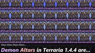 So Ive destroyed ∞ Terraria demon altars in 1.4.4 ─ What would happen..?