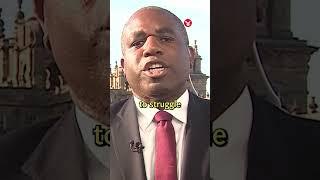 David Lammy avoids retracting Trump neo-Nazi comment #news #politics #shorrts