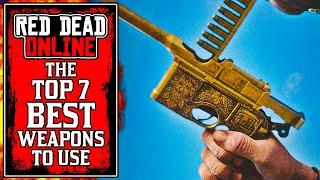 Top 7 BEST GUNS You NEED To Use In Red Dead Online 2021 RDR2 Best Weapons
