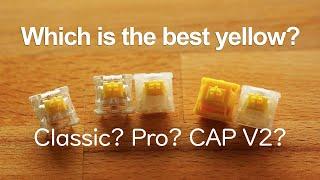 Which is the best Gateron Yellow?  黄軸イエロースイッチ多すぎて選べない