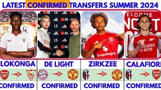 ALL LATEST CONFIRMED TRANSFERS NEWS SUMMER 2024 DE LIGHT TO UNITED️ ZIRKZEE TO UNITED️