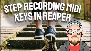 Step Recording MIDI Keys in REAPER