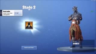 HOW TO UNLOCK STAGES OF THE SNOWFALL SKIN  Fortnite