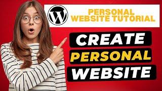 How To Create A Personal Website In WordPress 2024   Personal Website Tutorial