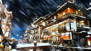 Visiting Japan’s Famous Snow Village  Ginzan Onsen 