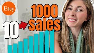 how to SCALE your Etsy store to THOUSANDS of sales  Etsy Print on Demand Growth Tips
