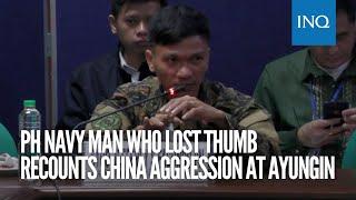 PH Navy man who lost thumb recounts China aggression at Ayungin