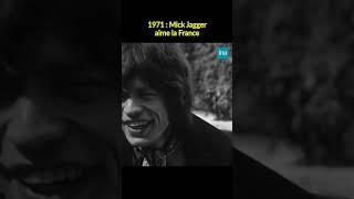 Mick Jagger les Rolling Stones et la France  #INA #shorts