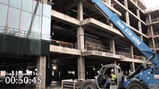 Harmon Inc Unitized Curtain Wall Installation