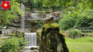 Frankreich Wasserfälle am Lac du Val