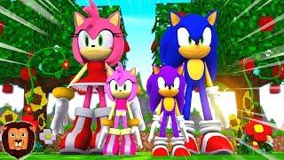 LA FAMILIA DE SONIC EN MINECRAFT  SONIC EN MINECRAFT #55 LEON PICARON