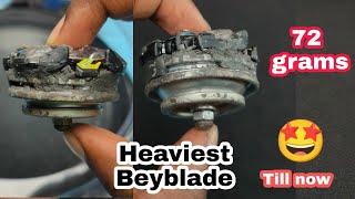 Made my Heavy Beyblade my Beyblade DIY after year.. Homemade  In Hindi