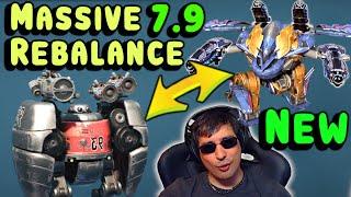 GAMECHANGER RE-BALANCE 7.9 Incoming War Robots Update News WR