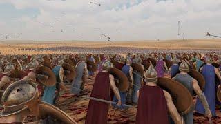 50000 Spartans VS 50000 Roman Archers - Who will win?  Ultimate Epic Battle Simulator  UEBS2