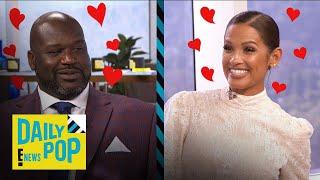 Shaquille ONeal Shoots His Shot With Daily Pop Guest Host Rocsi  Daily Pop  E News