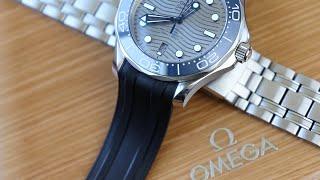 Is the OEM Omega Seamaster rubber strap worth the cost?