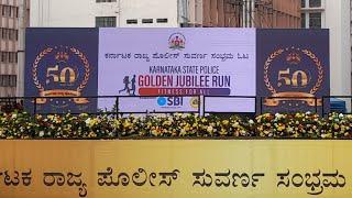 Karnataka State Police Suvarna Sambrama Running Bangalore