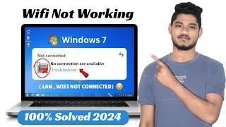 Solved Not Connected No Connections Are Available Windows 7  Fix internet not connected windows 7