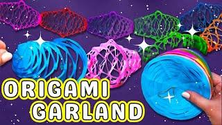 DIY PAPER GARLAND Paper Crafts For School Сhristmas crafts