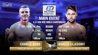 Charlie Bubb Vs Marcus Sundin Liljedorff - Muay Thai League 10