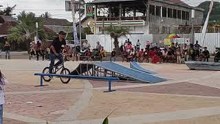 Serunya Adu Skill Para Rider BMX Lombok di Pantai Kuta Mandalika Lombok