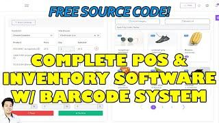 Complete POS Management and Inventory Software with Barcode System   Free Source Code Download