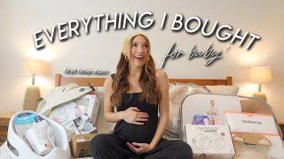 EVERYTHING I BOUGHT FOR BABY  Baby Haul & Everything On My Baby Registry as a First Time Mom