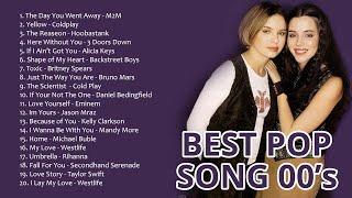 BEST POP SONG 2000s  Kumpulan Lagu Barat Terbaik Tahun 2000-an
