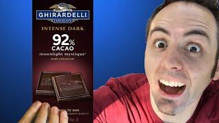 Best Dark Chocolate Brand?  Ghirardelli 92% Dark Chocolate Taste Test & Review