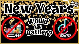 New Years Would You Rather??  Winter brain Break  Games For kids  GoNoodle  Just Dance