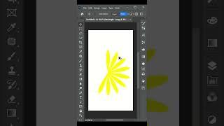 How to Create Flower in Photoshop #tutorial  #flowerdesign #shorts