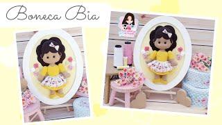 DIY BONECA BIA EM FELTRO por Carol Angeli  Laços Mágicos Criações