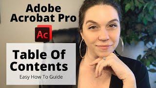 How to Create A Table of Contents In Adobe Pro  Easy Guide