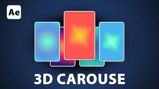 Make a 3D Carousel in After Effects in Simple steps - @MotionsFly