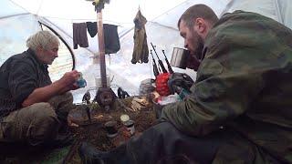 180 days in the wild taiga of Siberia  Hunting and fishing