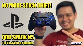 No more stick drift QRD SPARK N5  Hall Effect PS4 Controller Review  Also for PC Android iOS