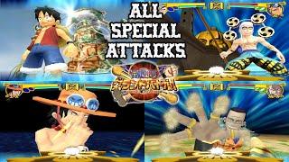 One Piece Grand Battle 3 PS2 - All Special Attacks @ 1080p HD  PCSX2