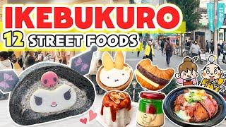 Ikebukuro Japan  Tokyo Street Food Tour  Japan Travel Food Vlog