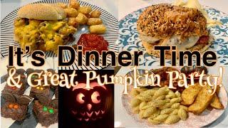 WHATS FOR DINNER?  Great Pumpkin Party & 2 Delicious Dessert Recipes