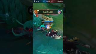 He is not safe even in his own turret. #mobilelegends #cici #mlbb #ml